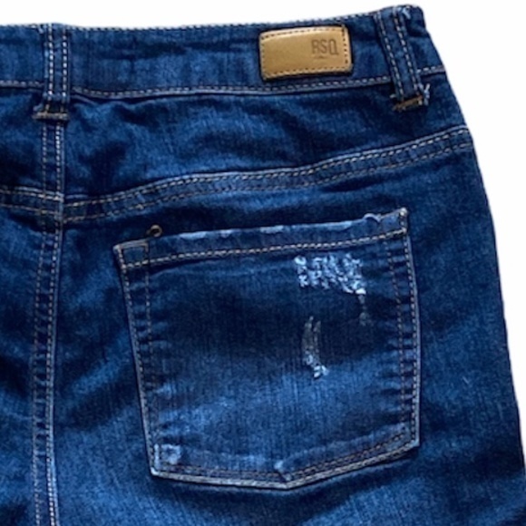 RSQ Jeans Hampton MIDI Jean Shorts Sz. 3 - Picture 3 of 5